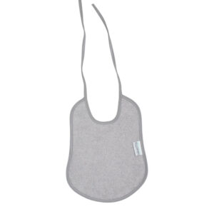 Σαλιάρα δετή με κορδόνι γκρι - 600