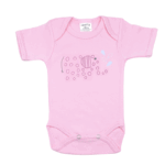 Εσώρουχο κορμάκι κοντομάνικο ροζ-55PI