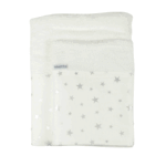 Πετσέτες μπάνιου-χεριών σετ silver-435