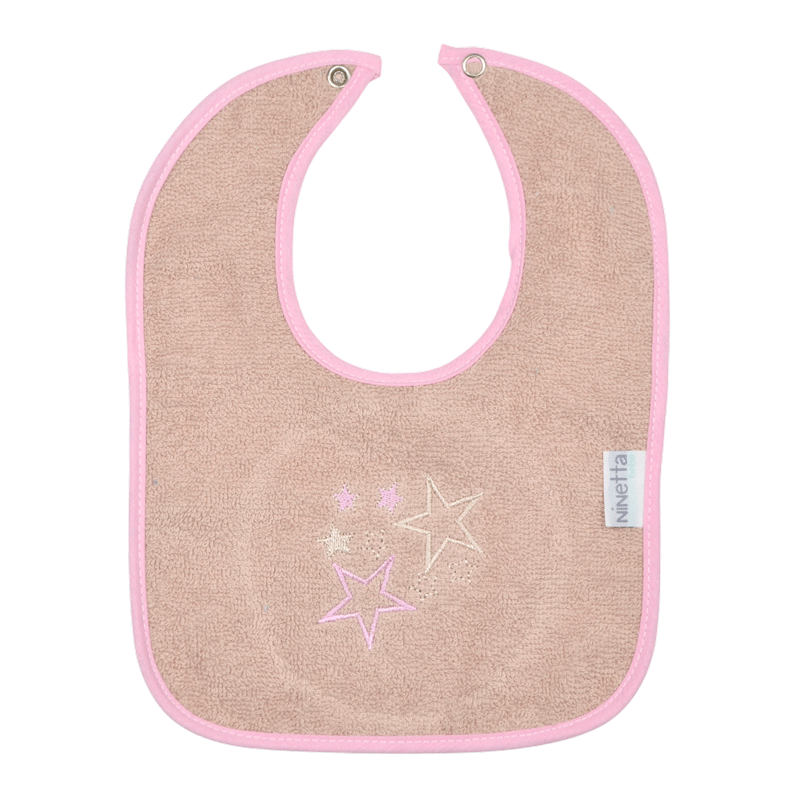 Σαλιάρα με τρουκς χρωματιστή ροζ-916 - Image 3