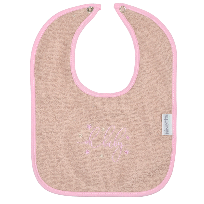 Σαλιάρα με τρουκς χρωματιστή ροζ-916 - Image 2