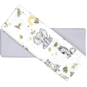 Σεντονάκια λίκνου ζούγκλα γκρι - 478