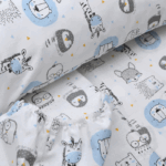 Σεντόνια κούνιας animals σιελ - 498