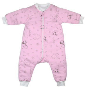 Υπνόσακος βαμβακερός ροζ animals - 107