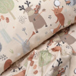 Σεντόνια κούνιας Μουσικοί του δάσους μπεζ - 498