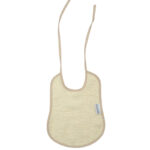 Σαλιάρα δετή με κορδόνι εκρού - 600