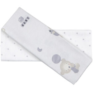 Σεντονάκια λίκνου baby γκρι - 478