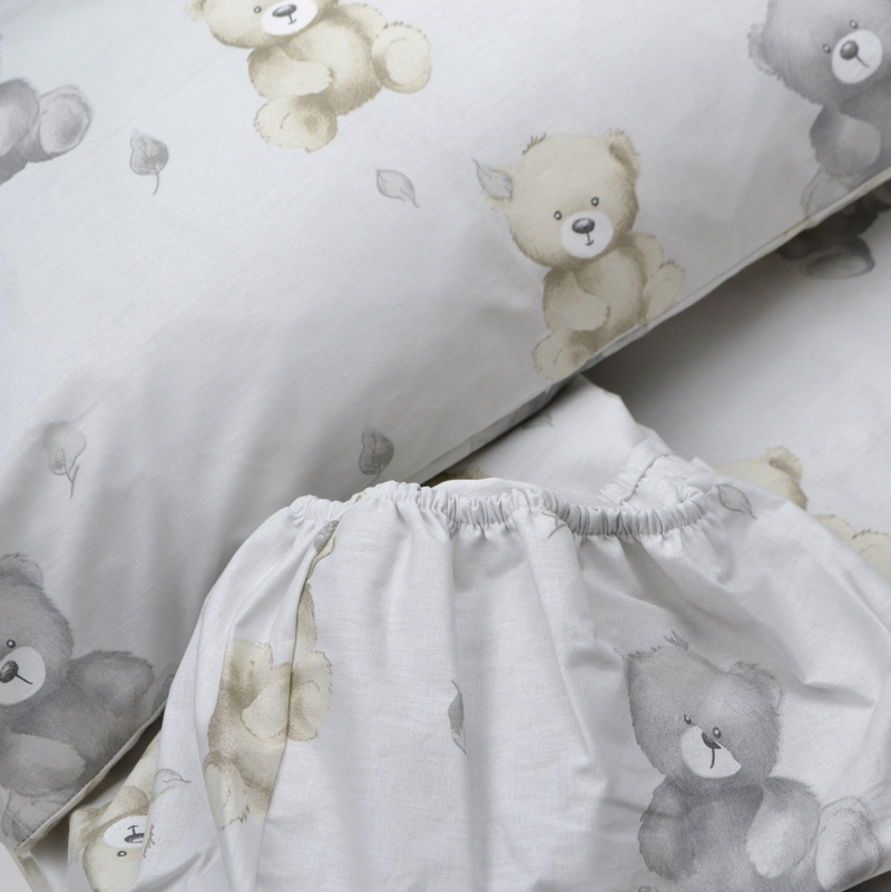 Σεντόνια κούνιας bears γκρι - 498